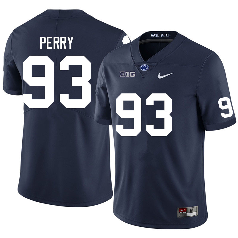 Men #93 Spencer Perry Penn State Nittany Lions College Football Jerseys Sale-Navy